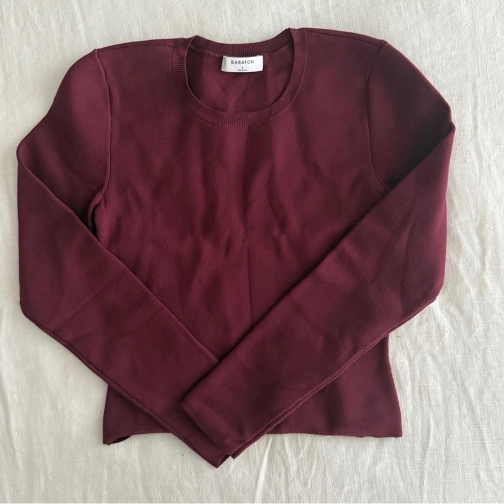 Aritzia | Babaton Contour Sculpt Long Sleeve Crew | Size Large